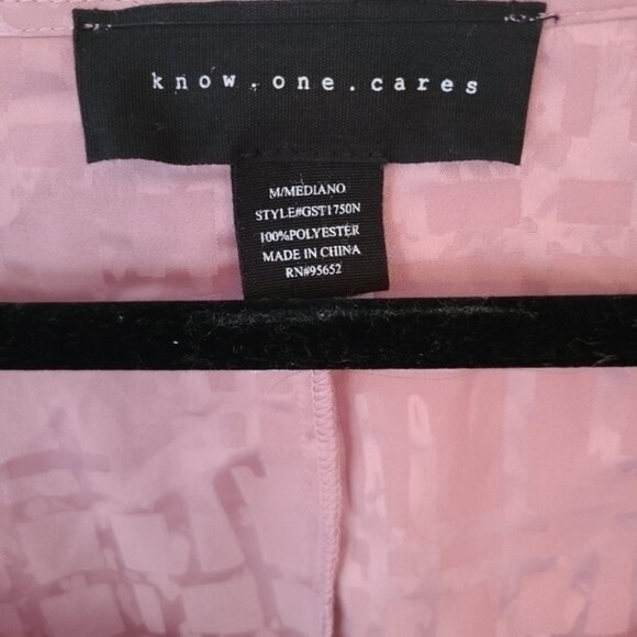Know. One. Cares Pink Top - Picture 3 of 7